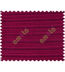 Red maroon horizontal pleated thick main cotton curtain designs